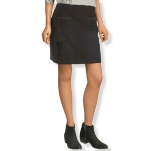 Desigual Black Denim Skirt